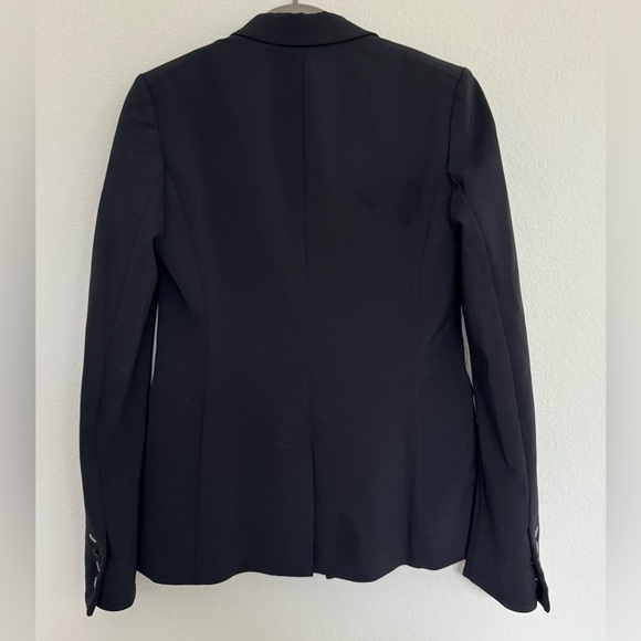 Veronica Beard Scuba Blazer Jacket Black 4 - Picture 10 of 12
